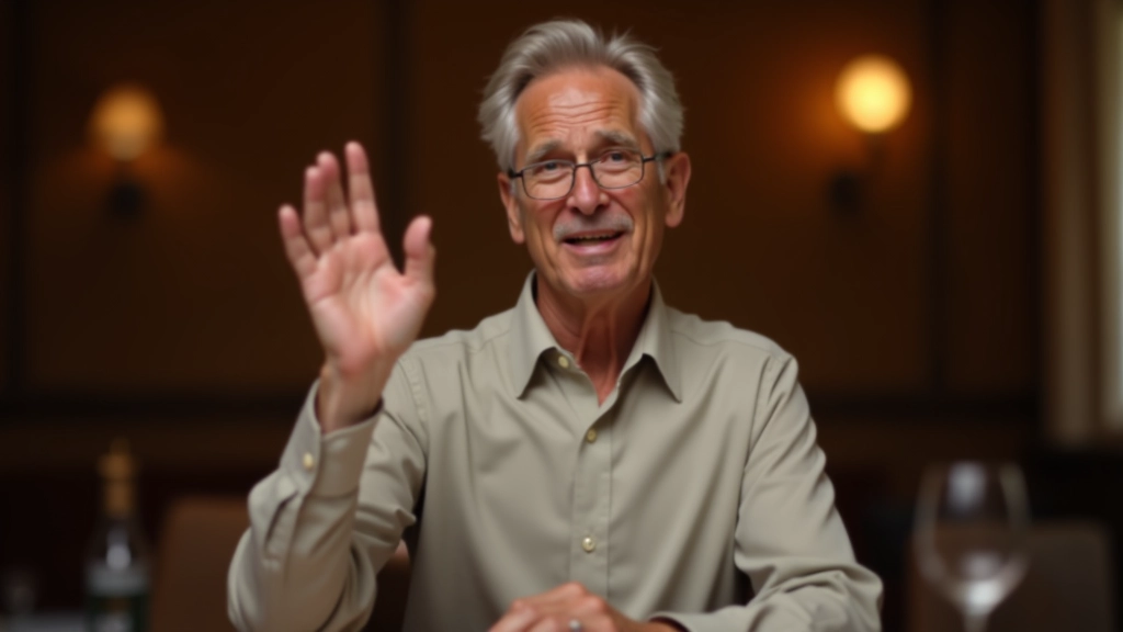 Game host managing multiple players, keeping order with clear communication and neutral expression while moderating discussion